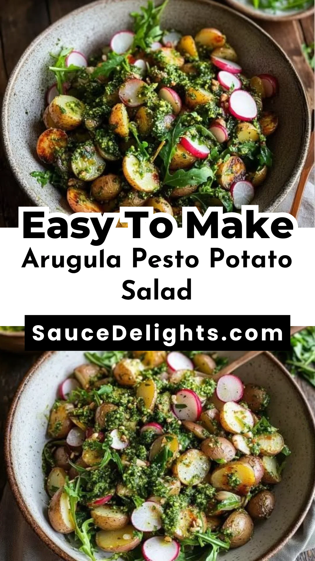 Arugula Pesto Potato Salad