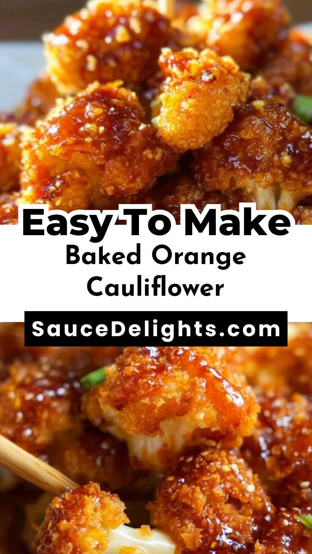 Baked Orange Cauliflower