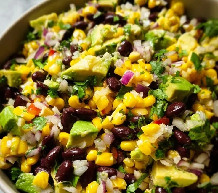 Black Bean Corn Avocado Salad