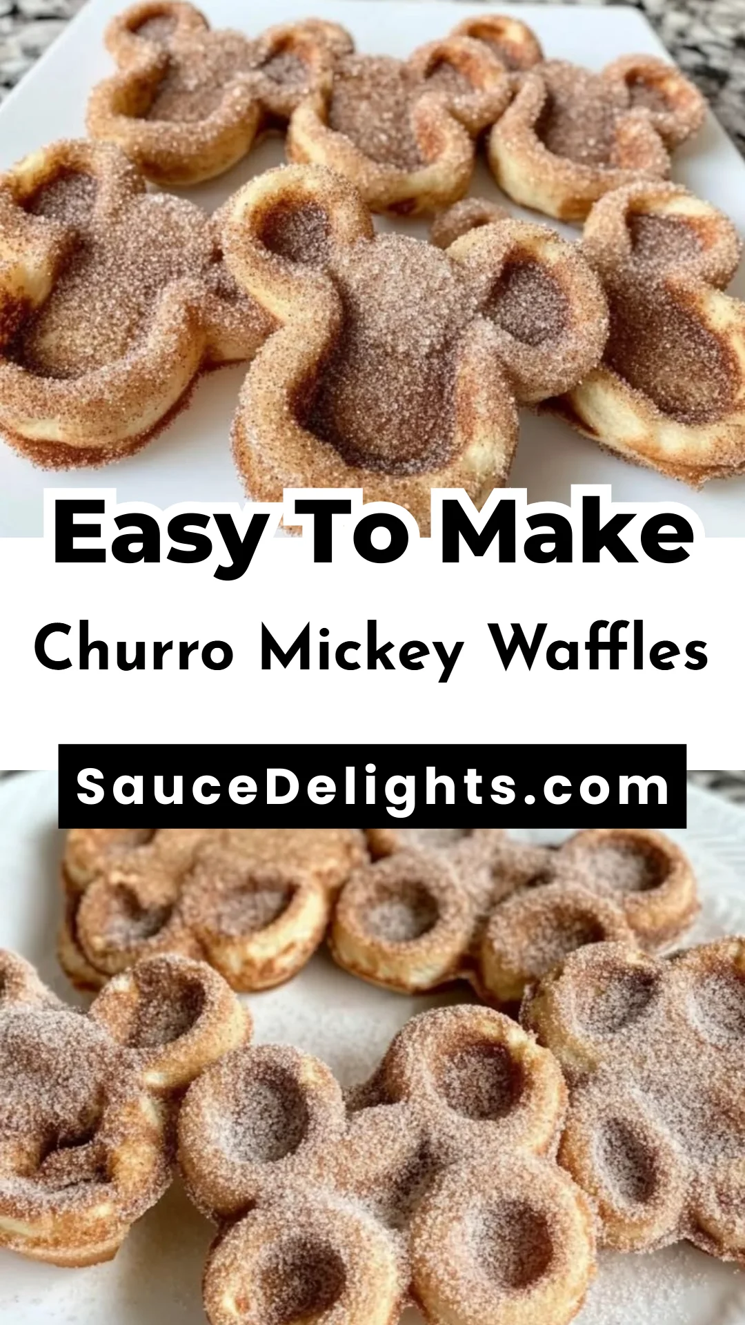 Churro Mickey Waffles