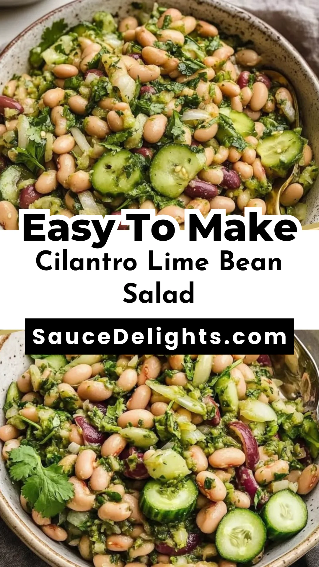 Cilantro Lime Bean Salad
