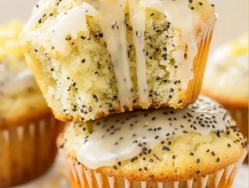 Coconut Lemon Poppyseed Muffins