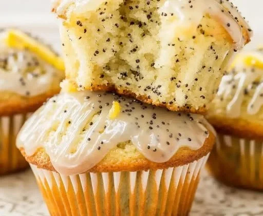 Coconut Lemon Poppyseed Muffins
