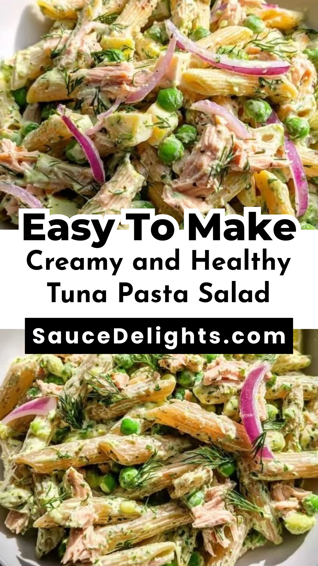 Creamy and Healthy Tuna Pasta Salad