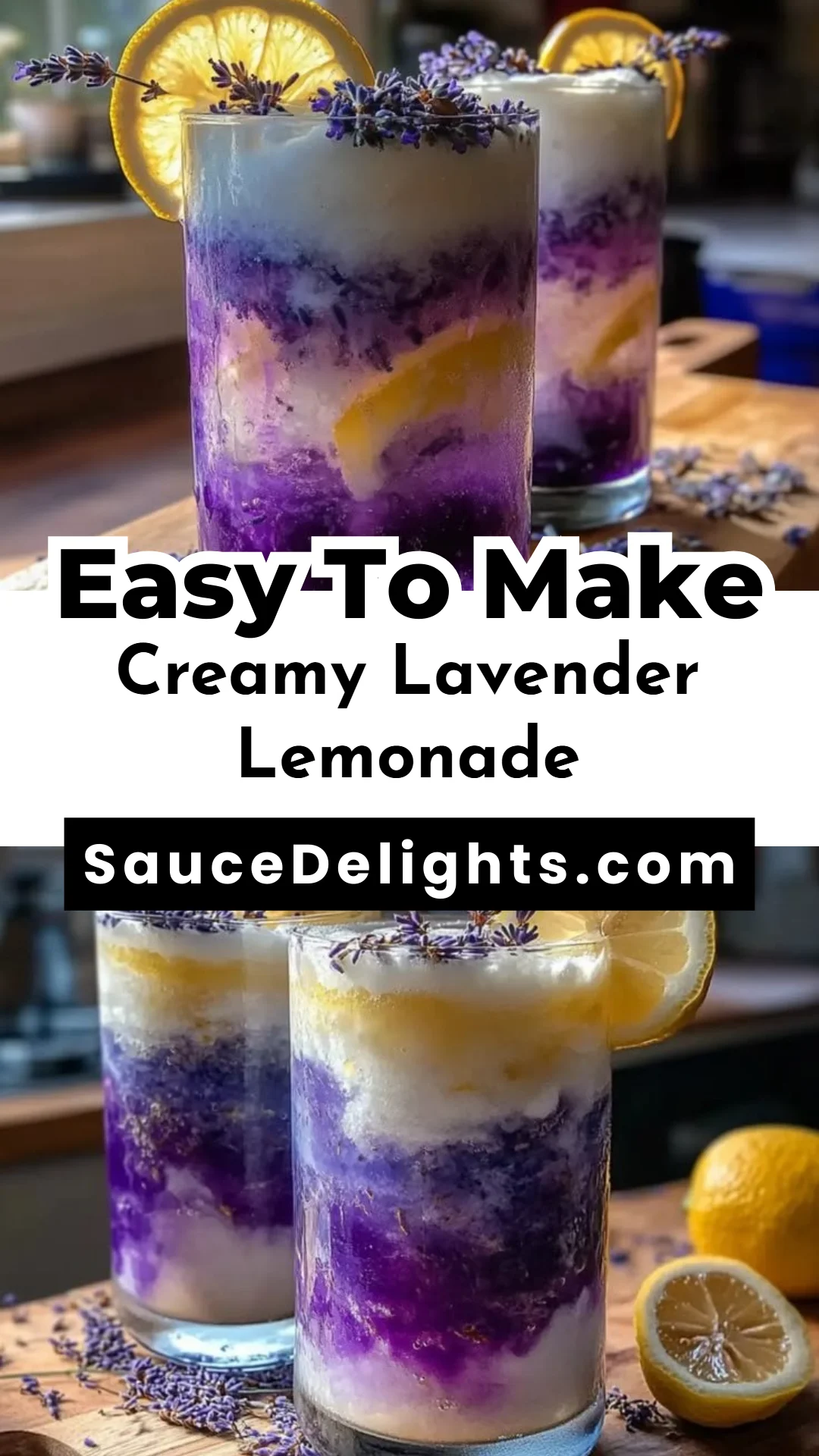 Creamy Lavender Lemonade