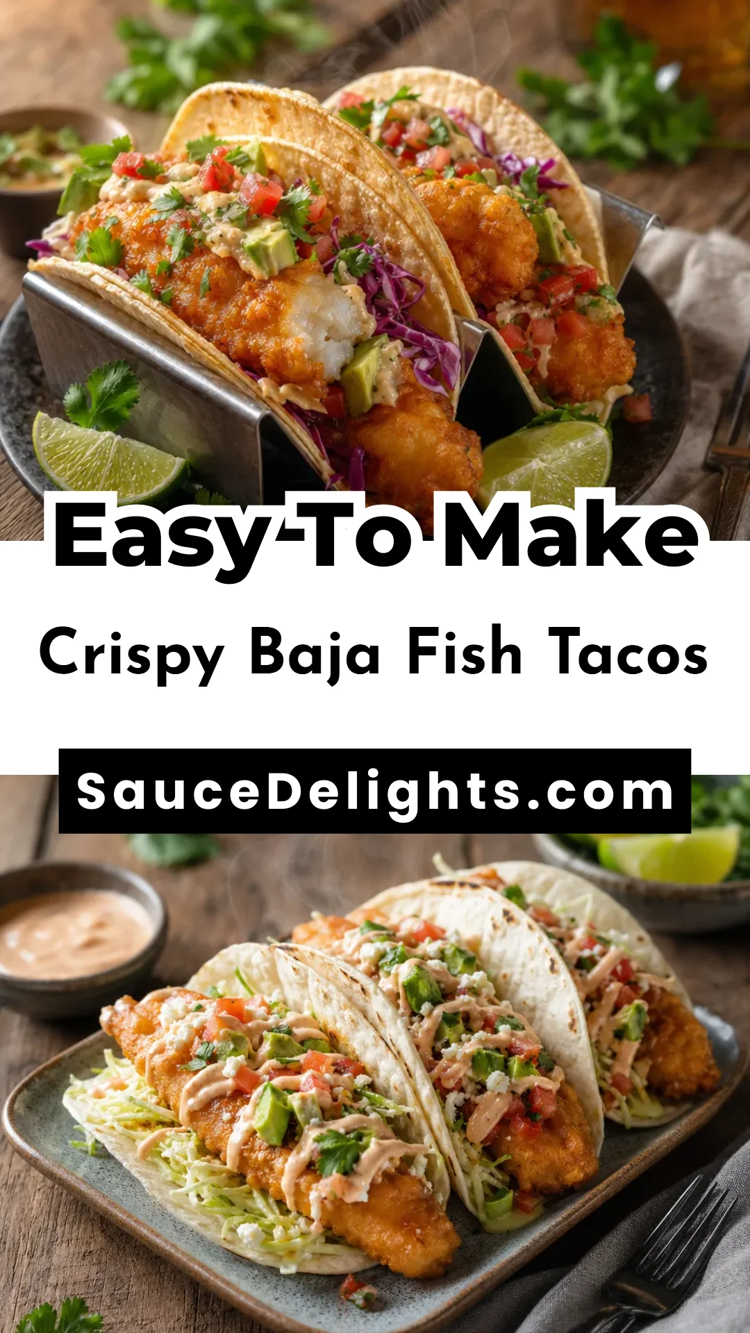 Crispy Baja Fish Tacos