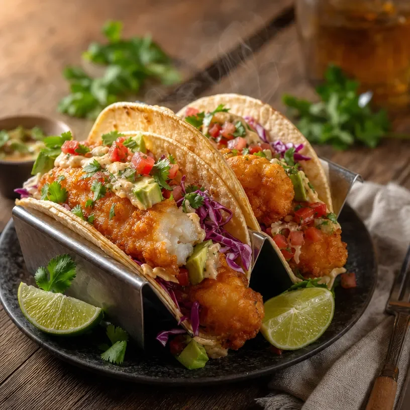 Crispy Baja Fish Tacos