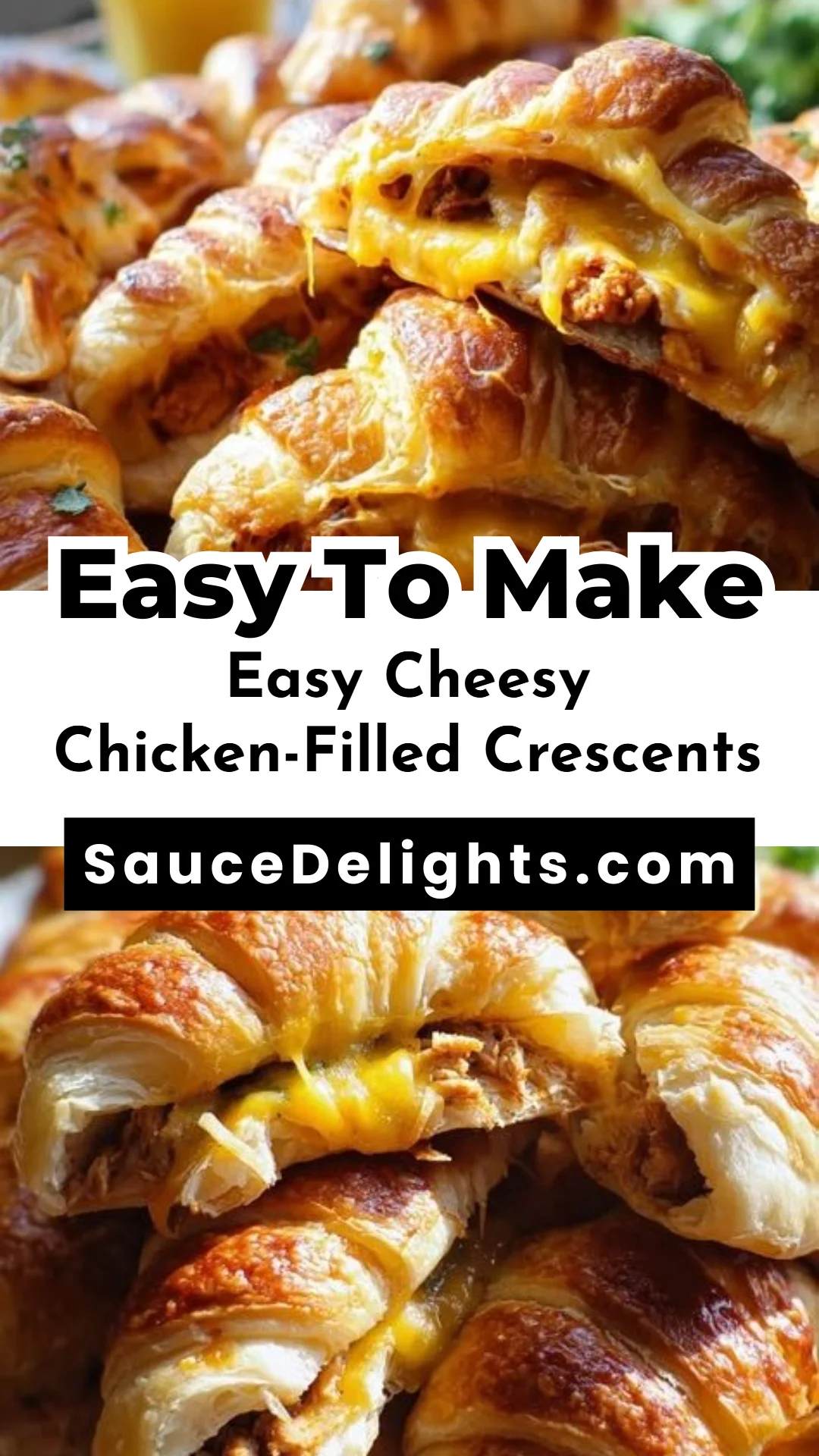 Easy Cheesy Chicken-Filled Crescents