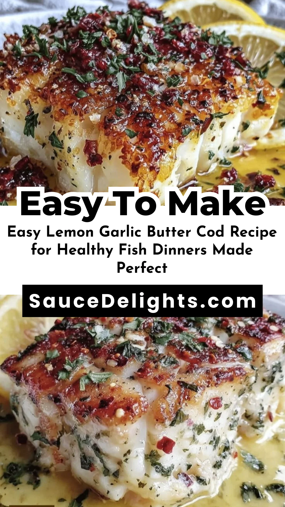 Easy Lemon Garlic Butter Cod Recipe for Healthy Fish Dinners Made Perfect