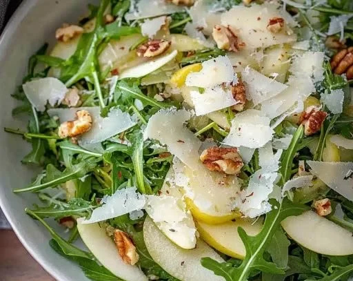 Fennel Apple Salad featuring fresh apples and sliced fennel on a plate