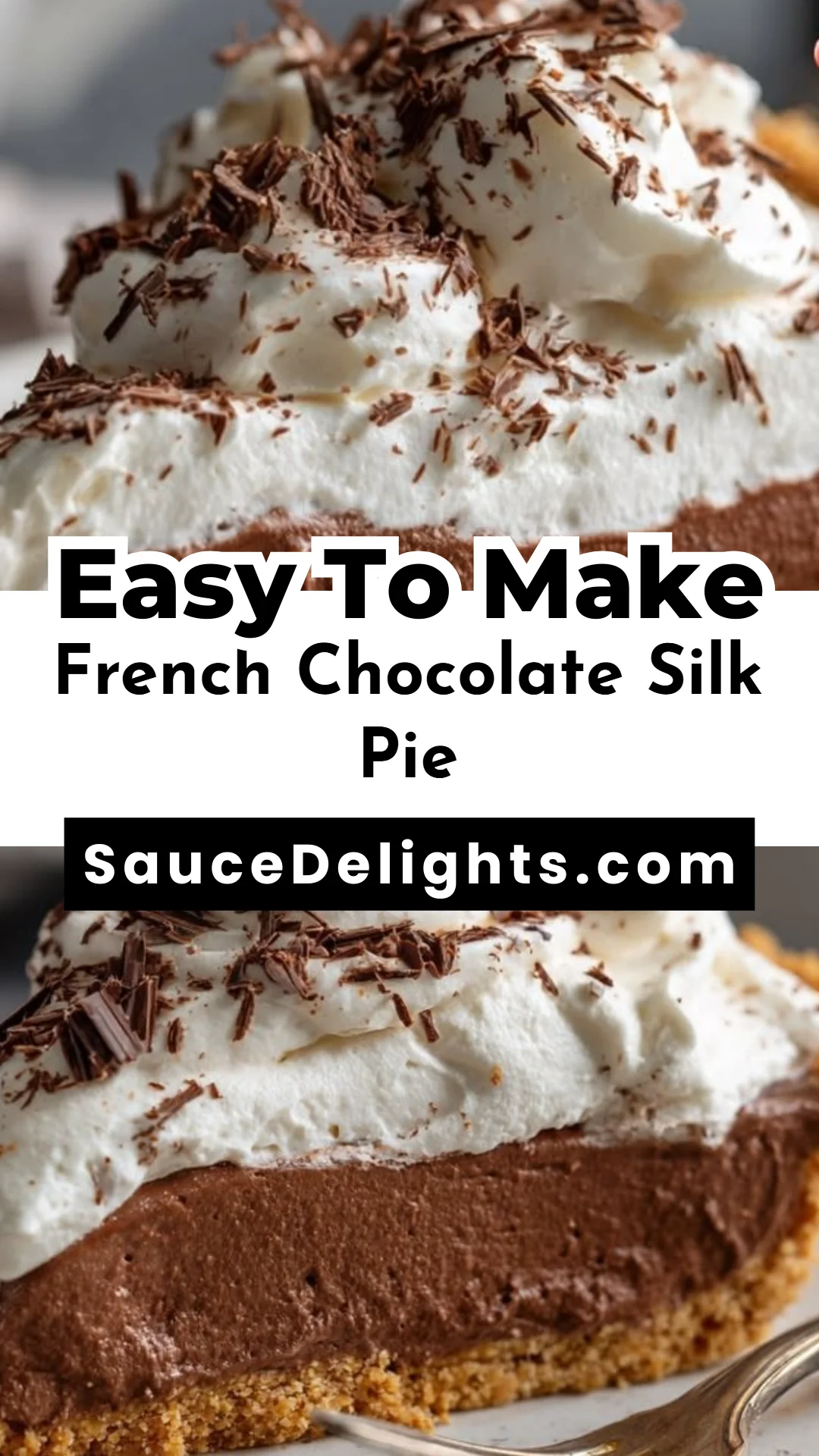 French Chocolate Silk Pie