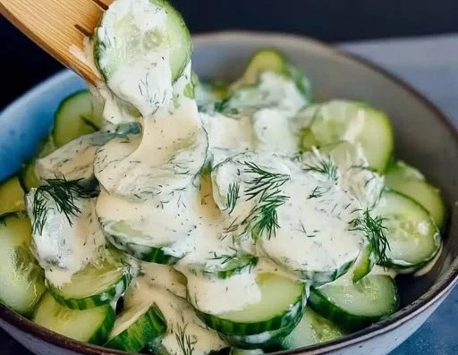 German Cucumber Yogurt Salad