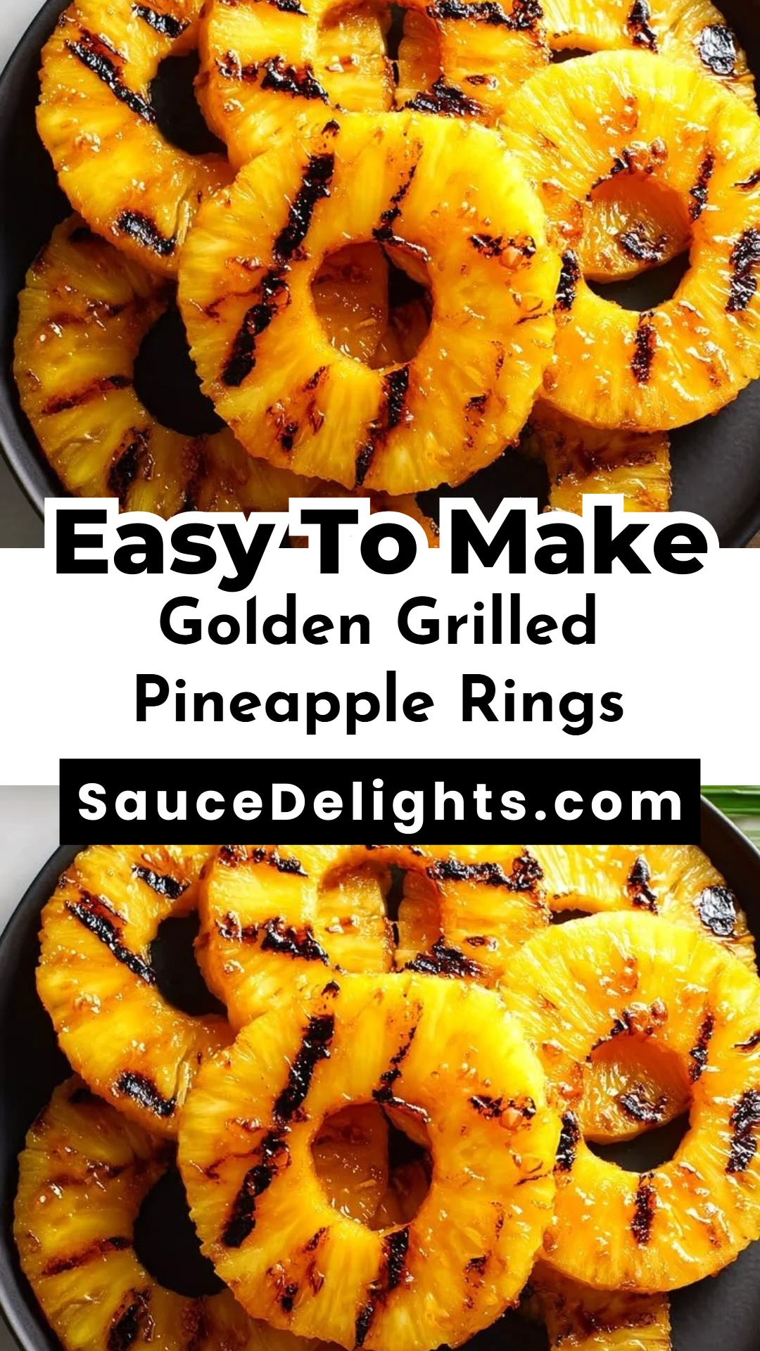 Golden Grilled Pineapple Rings