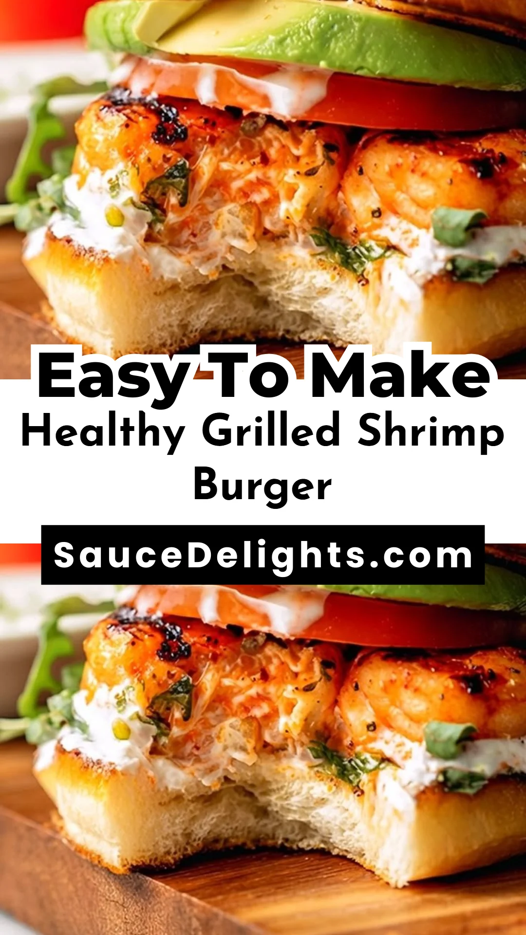 Healthy Grilled Shrimp Burger