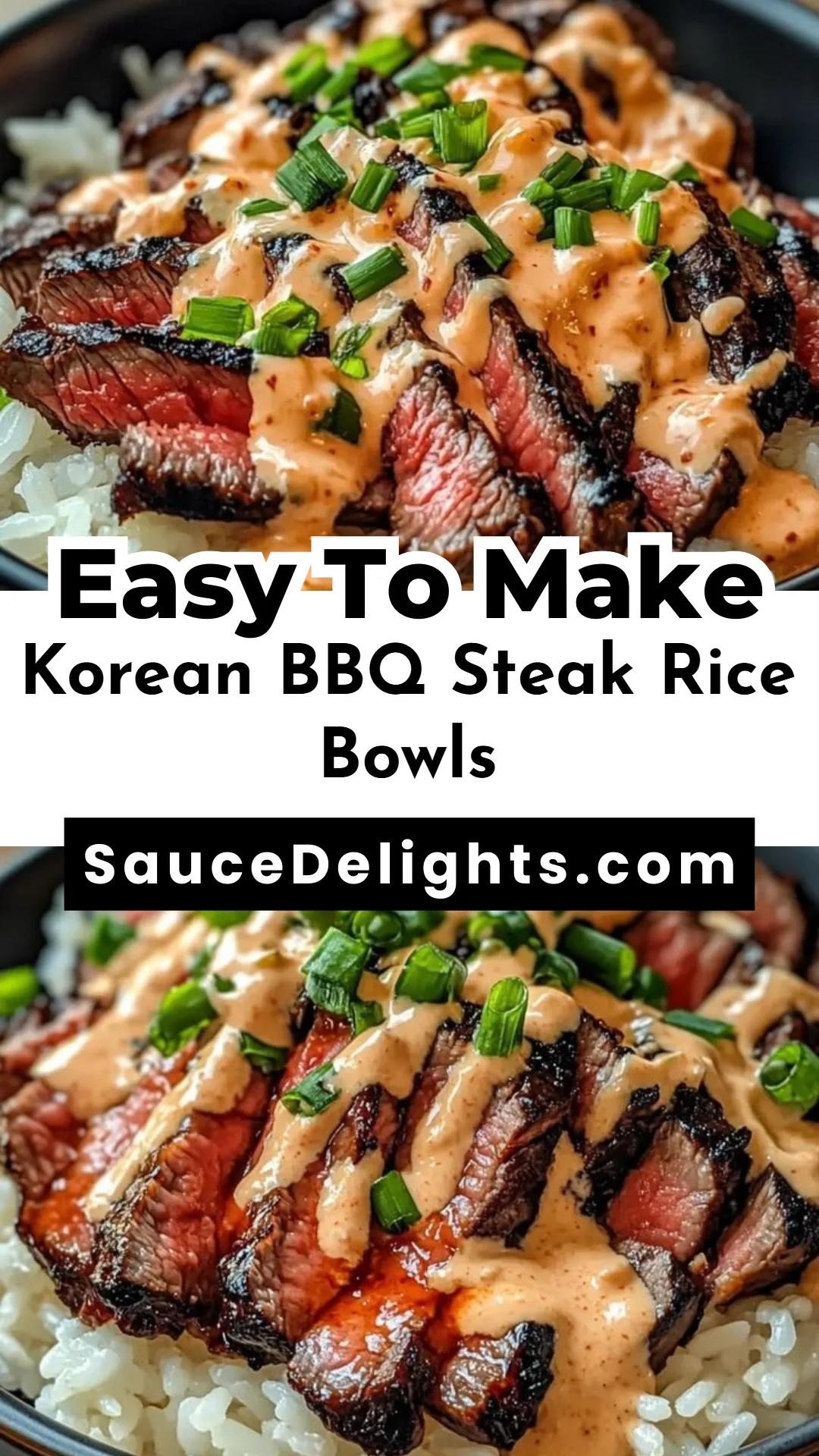 Korean BBQ Steak Rice Bowls
