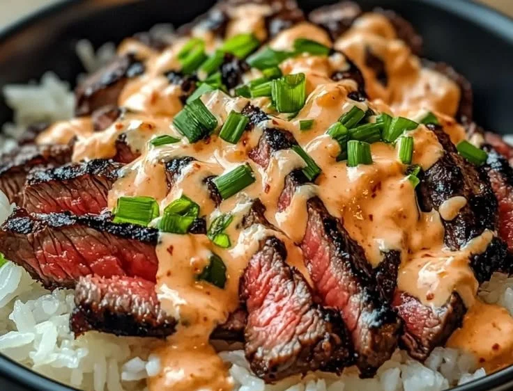 Korean BBQ Steak Rice Bowls