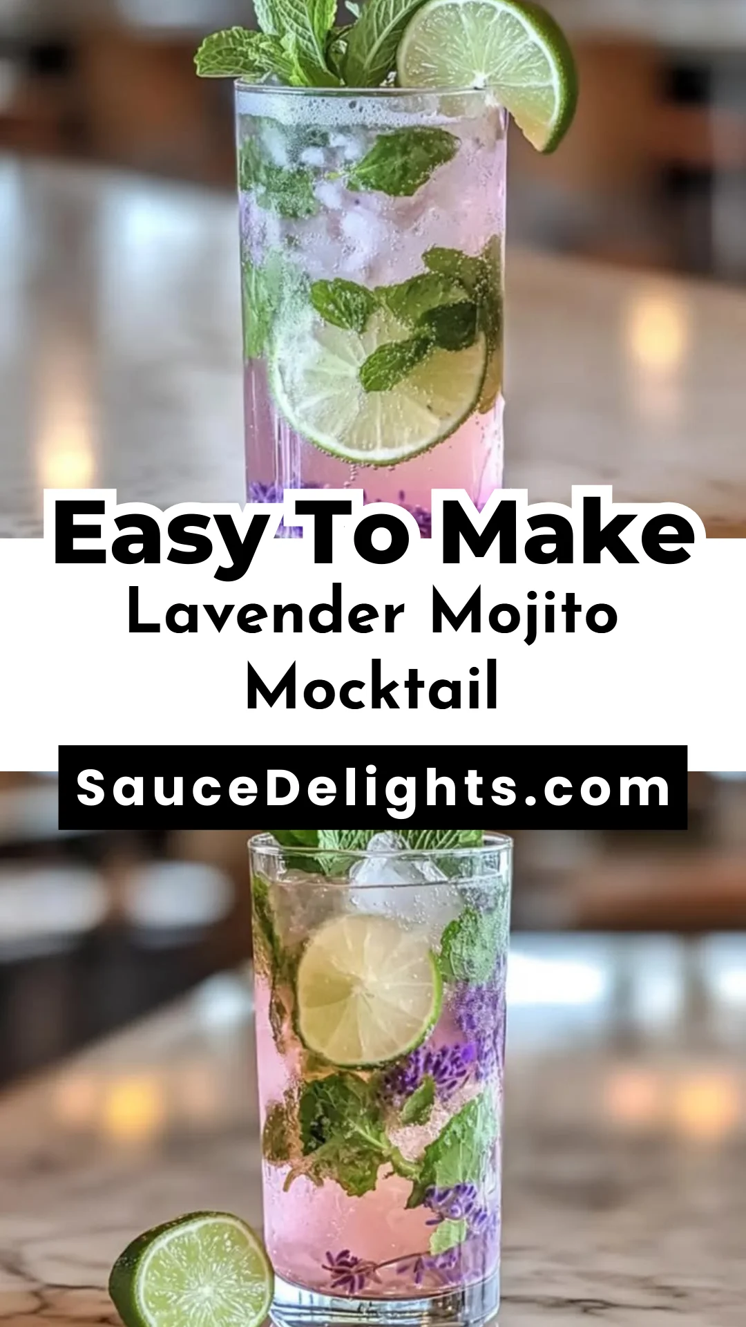 Lavender Mojito Mocktail
