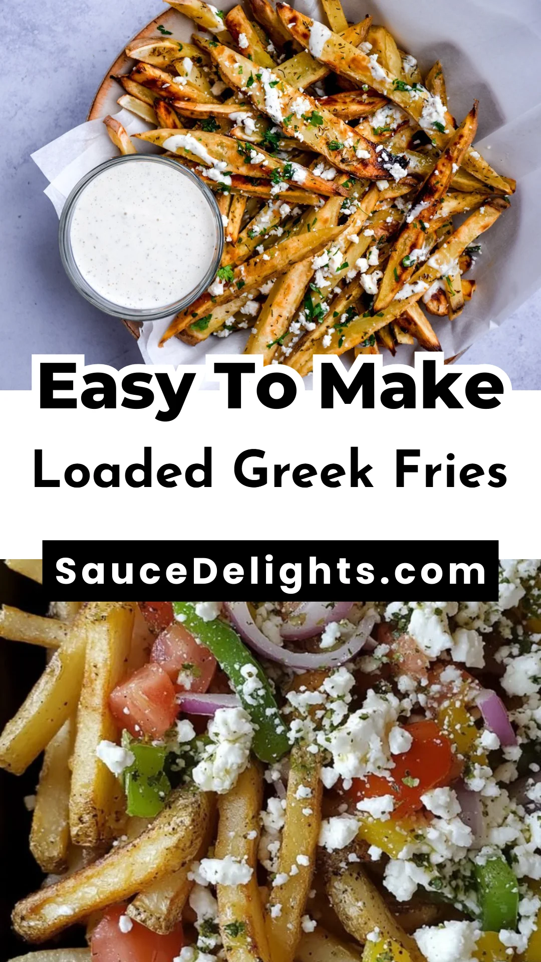 Loaded Greek Fries