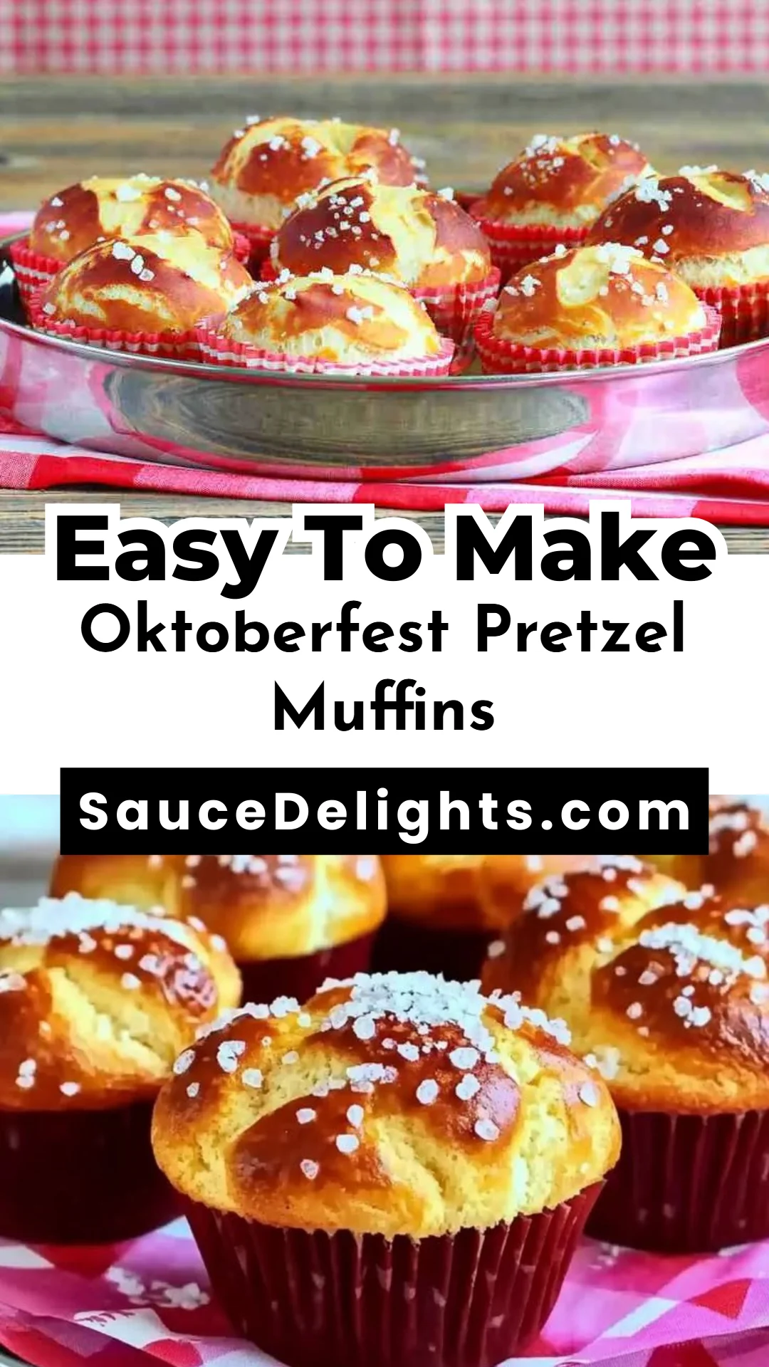 Oktoberfest Pretzel Muffins