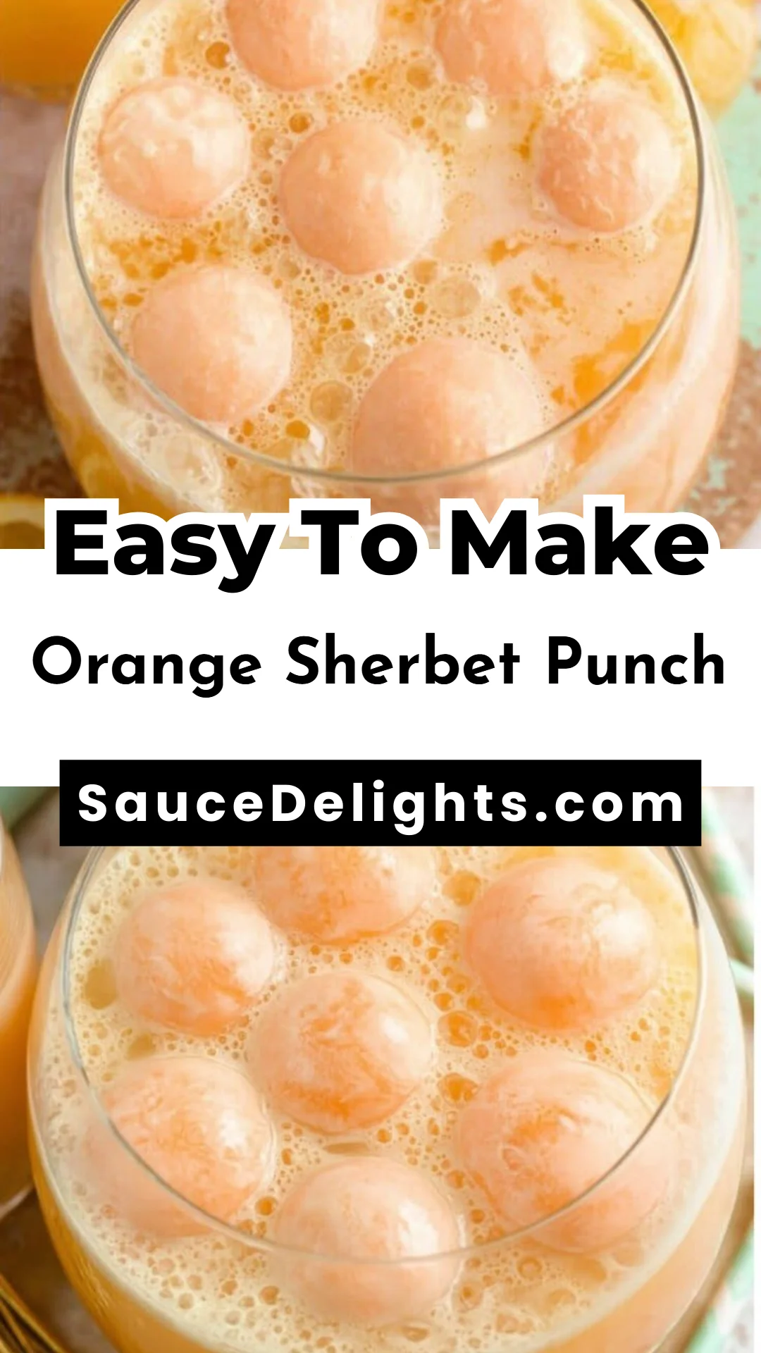 Orange Sherbet Punch