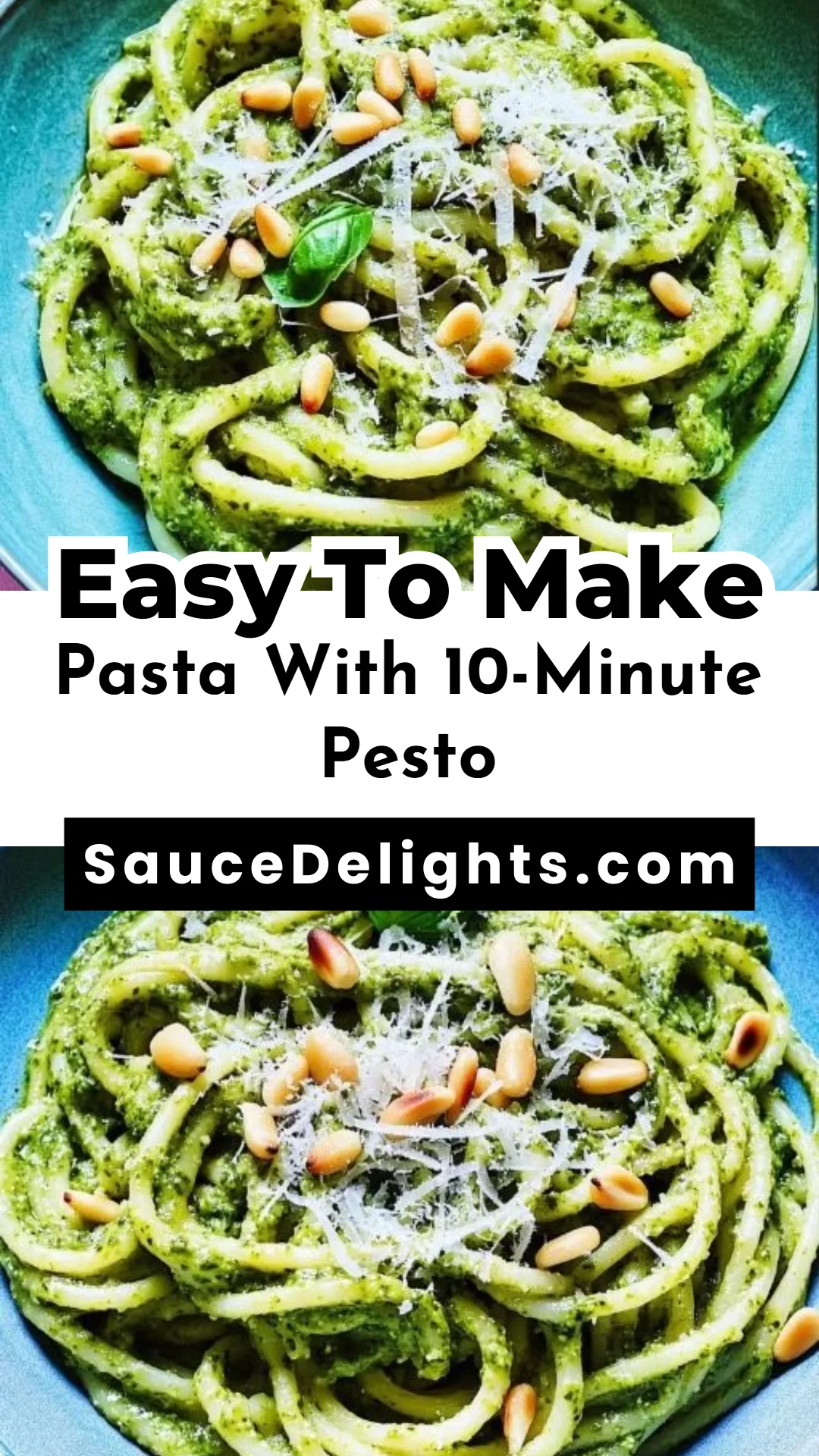 Pasta With 10-Minute Pesto