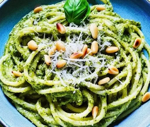 Pasta With 10-Minute Pesto