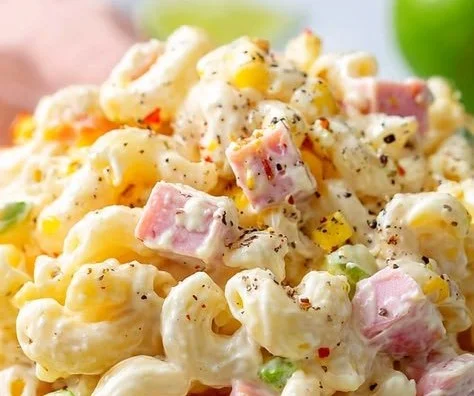 Perfect Mexican Ham Pasta Salad