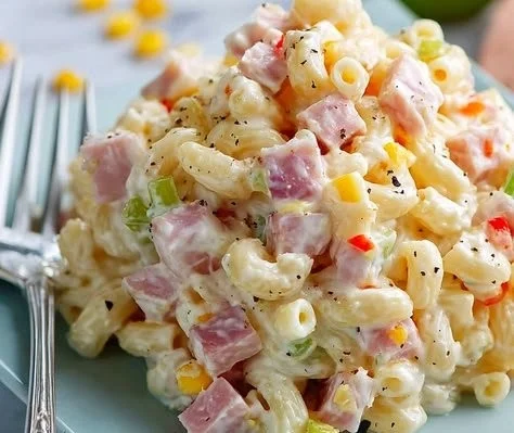 Perfect Mexican Ham Pasta Salad