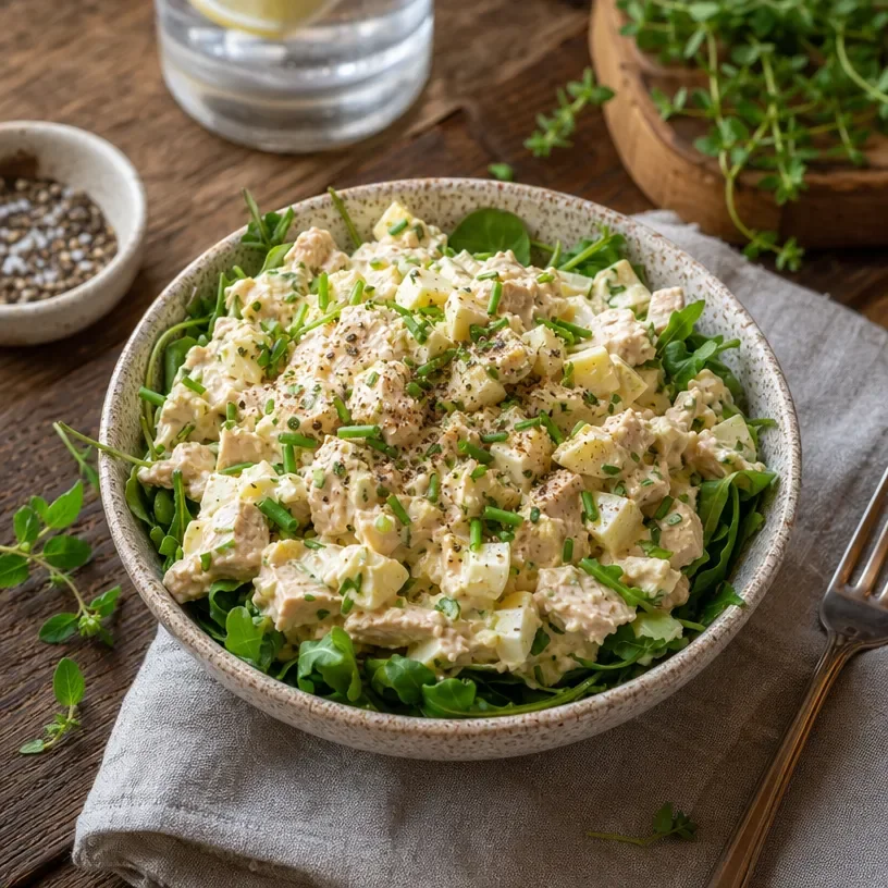 Protein-Packed Chicken and Egg Salad - thegirlskitchen