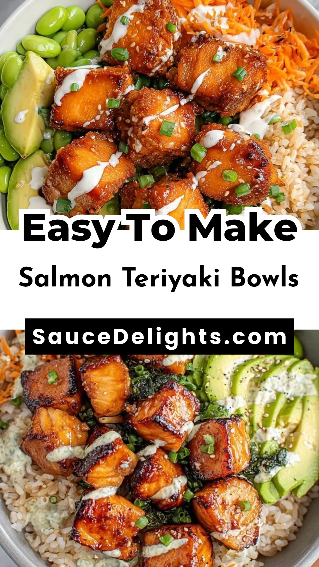 Salmon Teriyaki Bowls