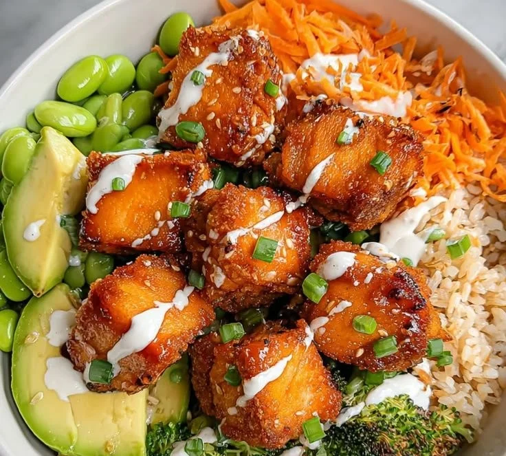 Salmon Teriyaki Bowls