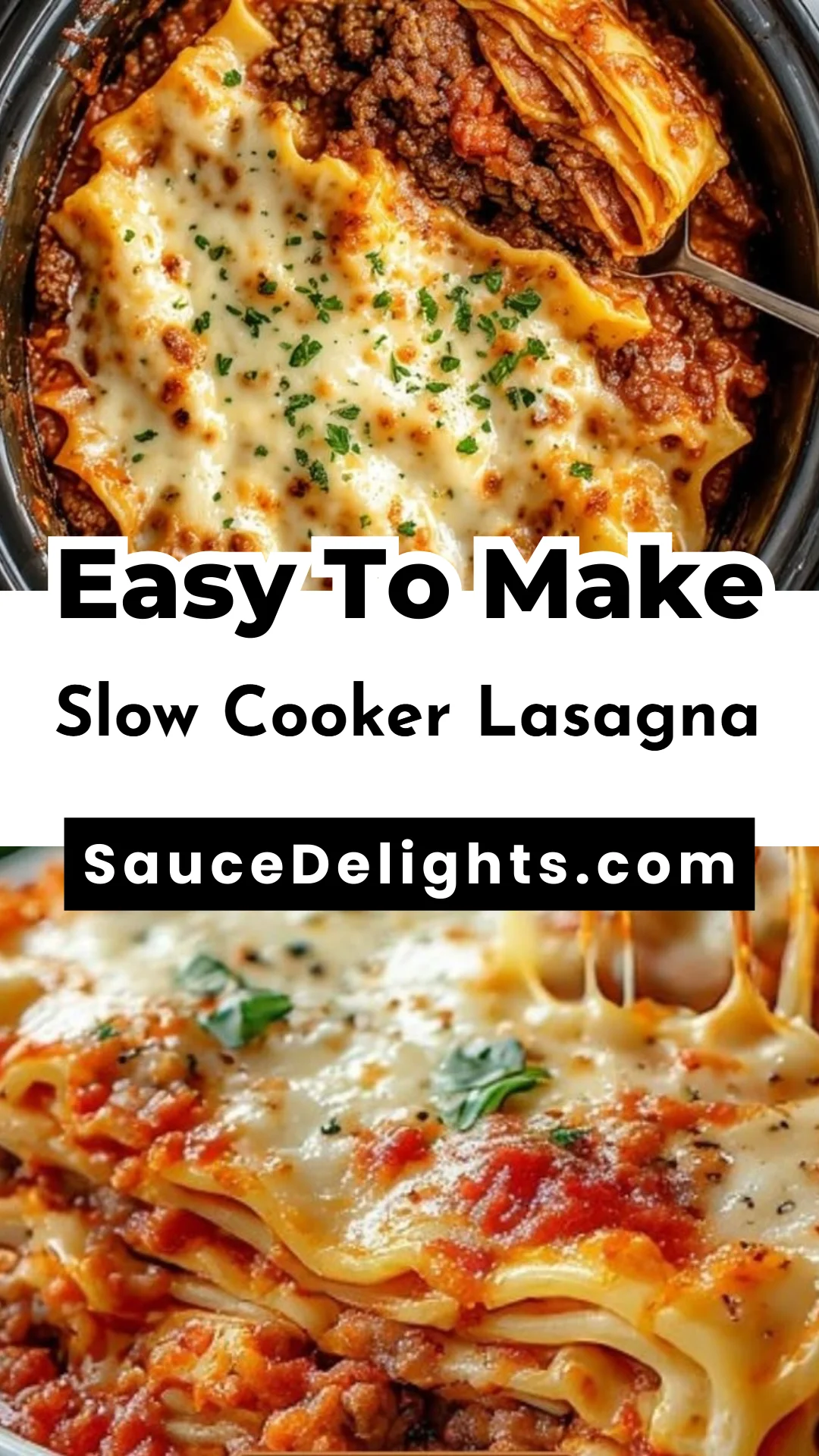 Slow Cooker Lasagna