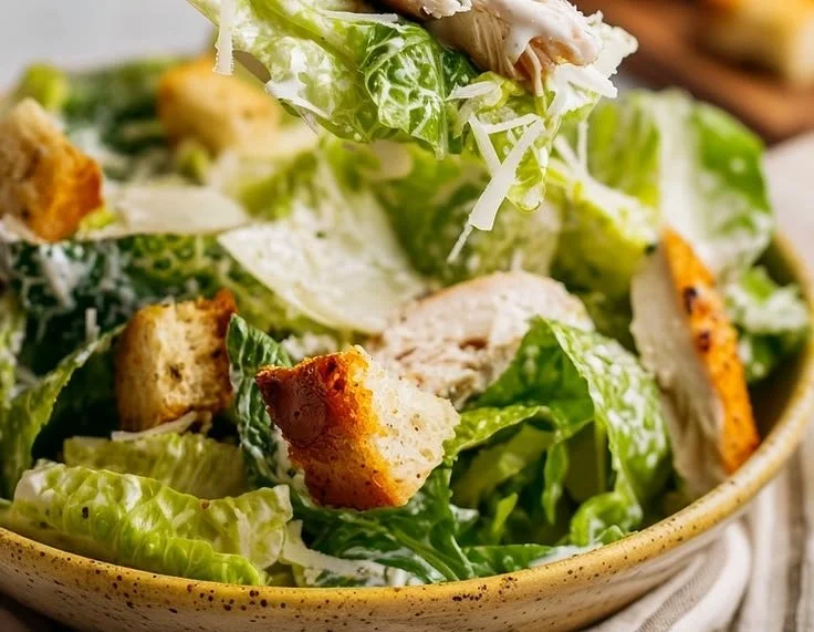 Sourdough Grilled Chicken Caesar Salad