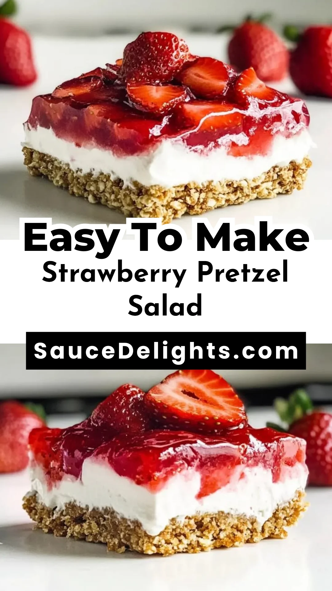 Strawberry Pretzel Salad