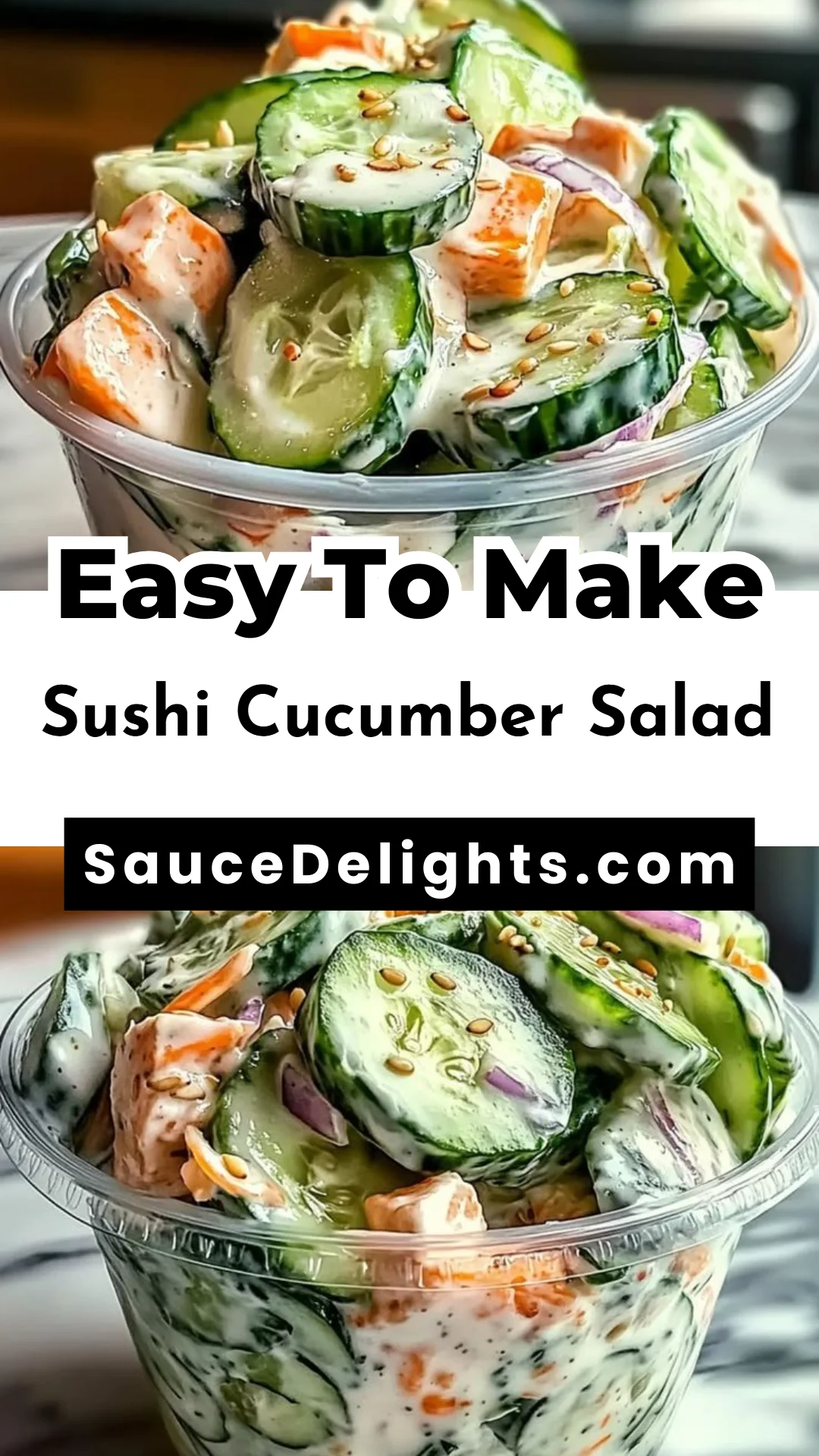 Sushi Cucumber Salad