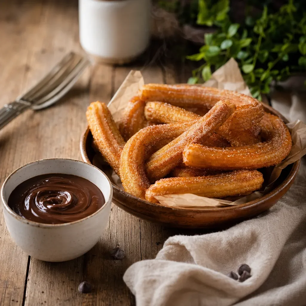 The Ultimate Homemade Churros with Chocolate Dipping Sauce