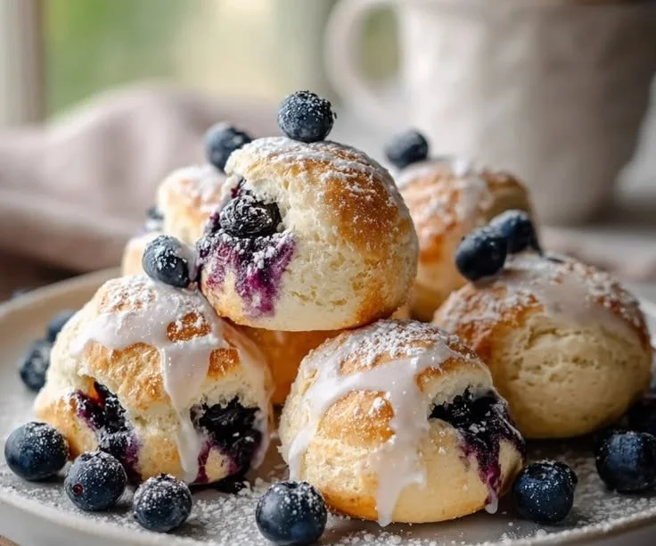 Air Fryer Blueberry Pie