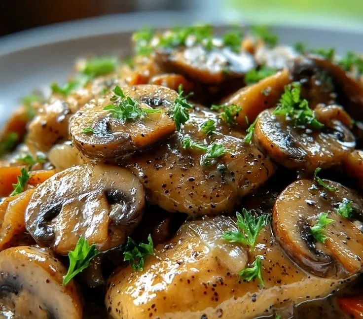 Delicious Black Pepper Chicken Stir Fry served with vibrant vegetables.