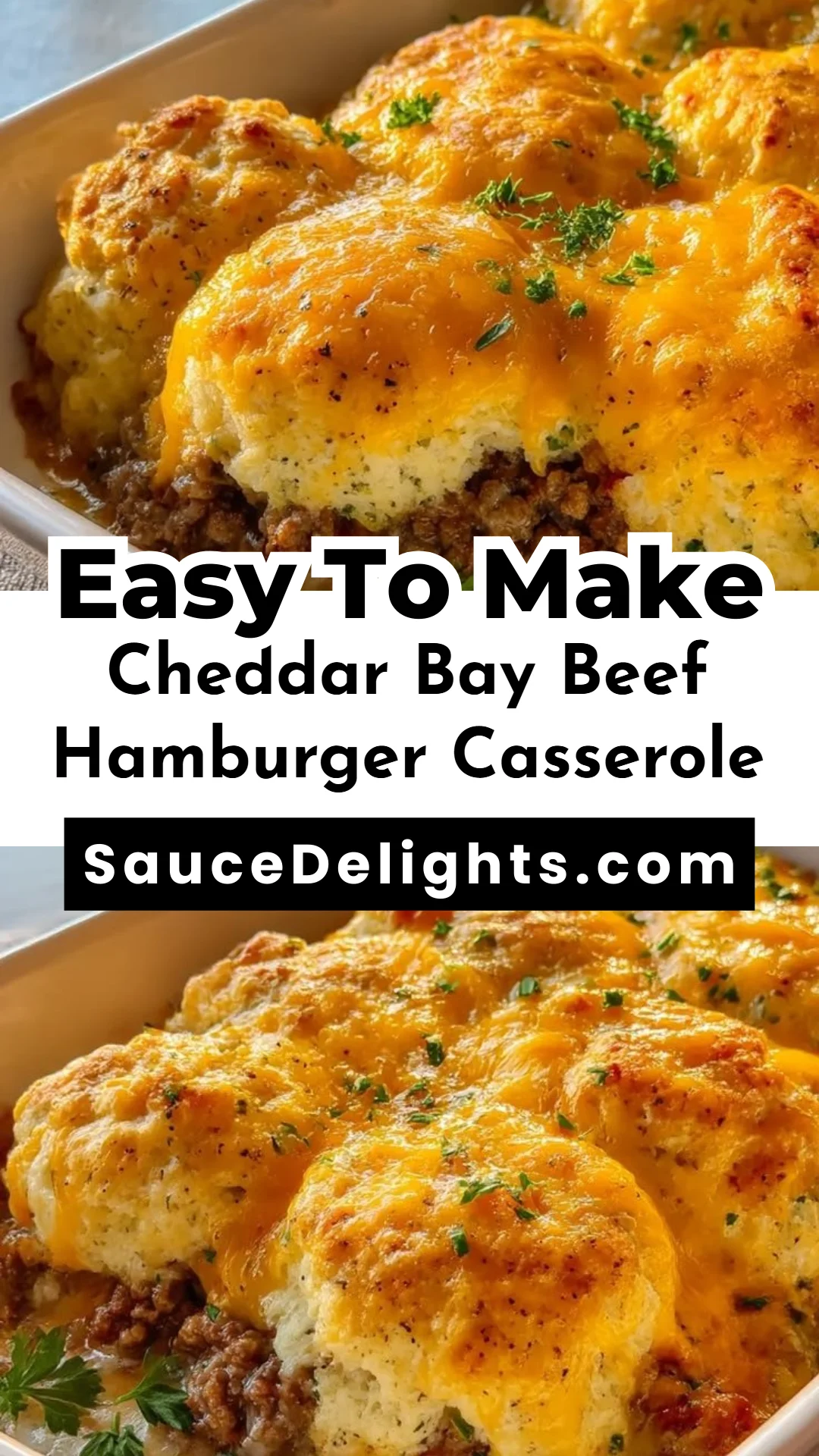 Cheddar Bay Beef Hamburger Casserole