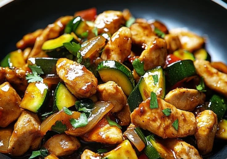 Chicken Zucchini Stir Fry
