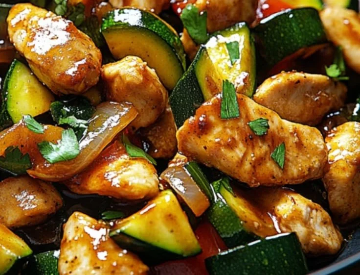Chicken Zucchini Stir Fry