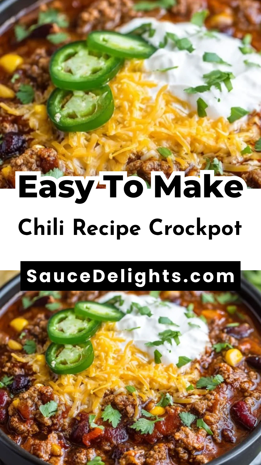 Chili Recipe Crockpot