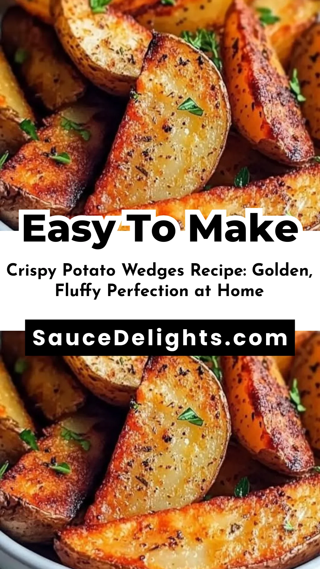 Crispy Potato Wedges Recipe: Golden, Fluffy Perfection at Home