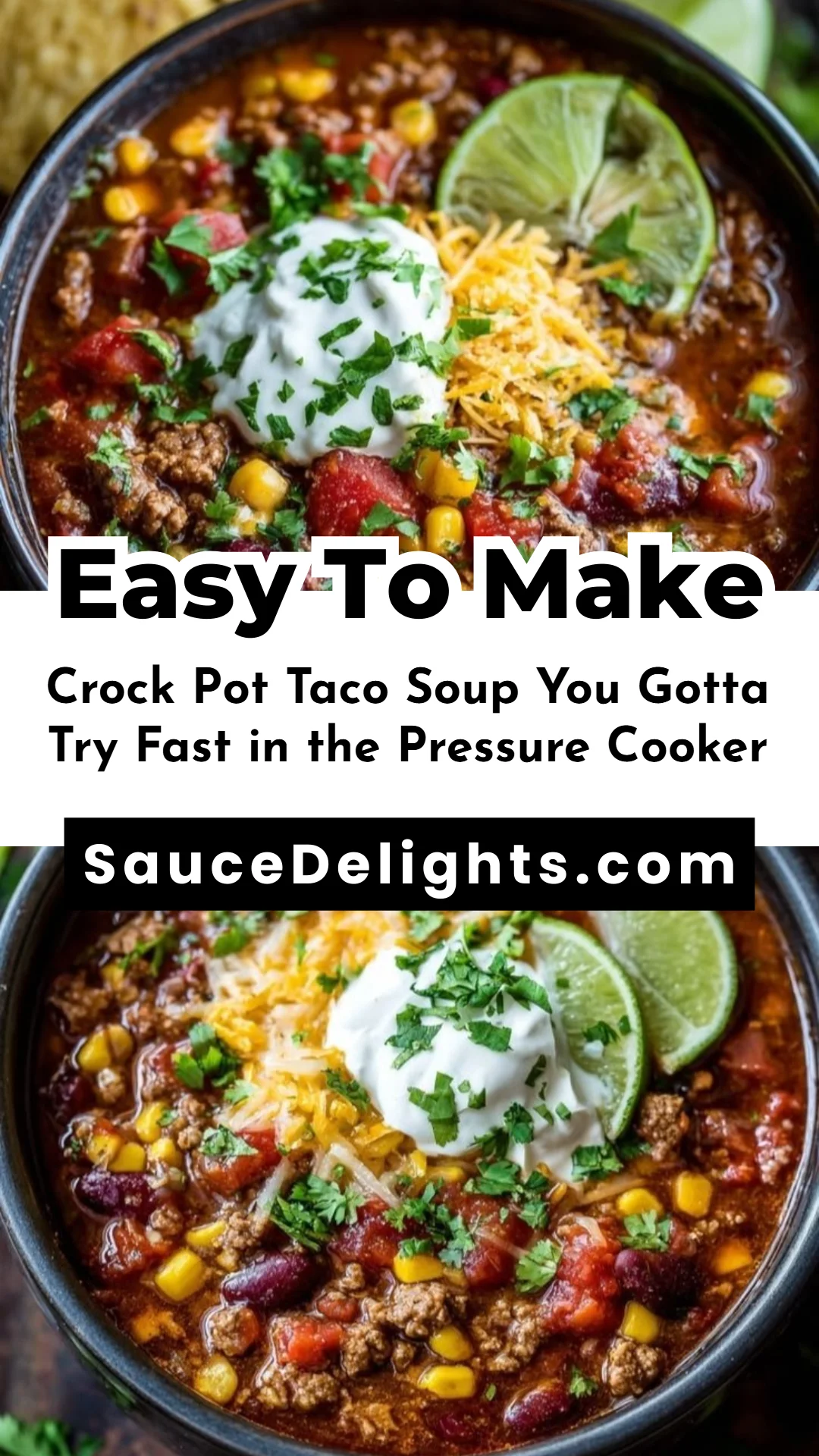 Crock Pot Taco Soup You Gotta Try Fast in the Pressure Cooker
