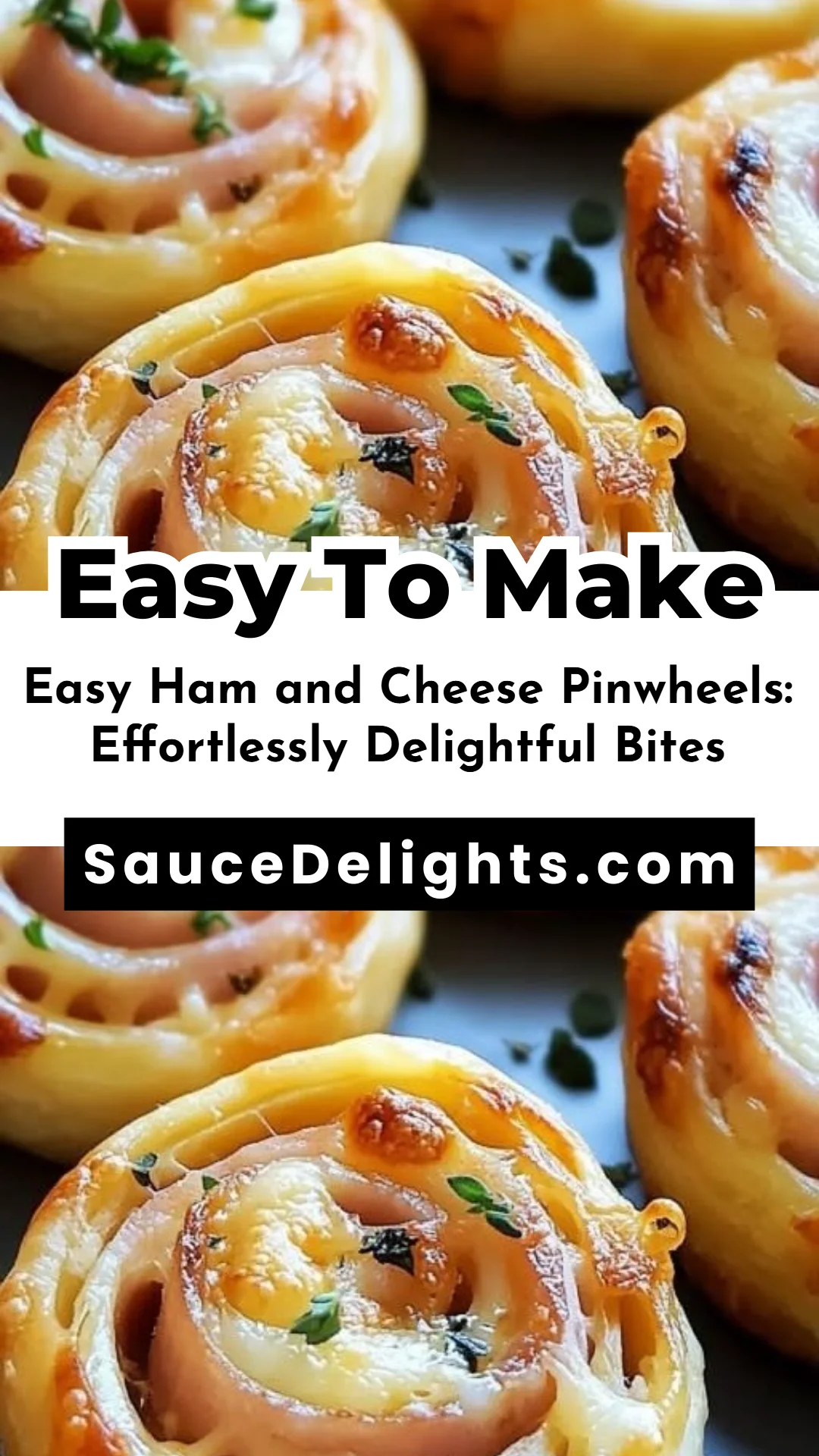 Easy Ham and Cheese Pinwheels: Effortlessly Delightful Bites