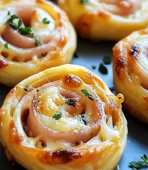 Easy Ham and Cheese Pinwheels: Effortlessly Delightful Bites
