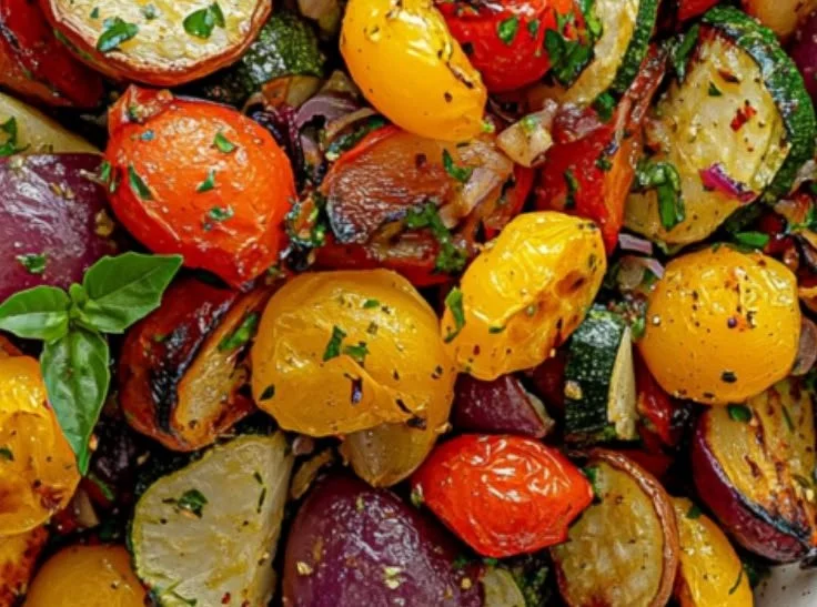 Easy Roasted Vegetable Salad