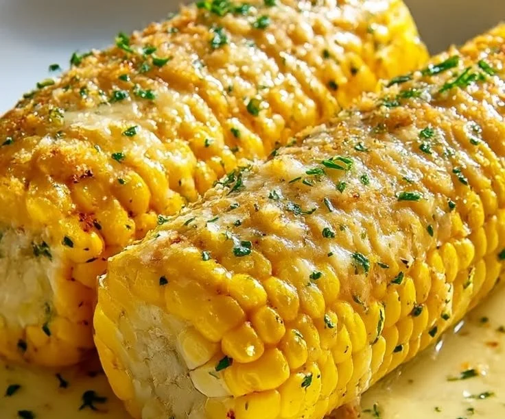 Garlic Parmesan Corn on the Cob