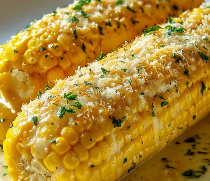 Garlic Parmesan Corn on the Cob