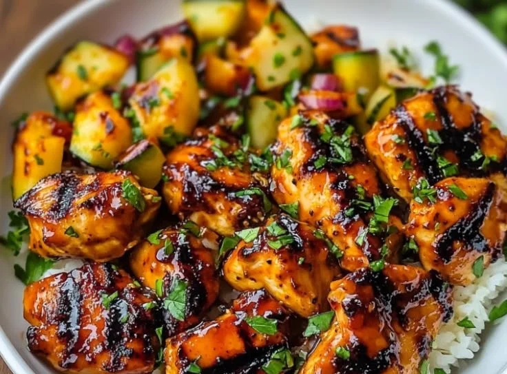 Grilled Maple Sriracha Chicken Bowl
